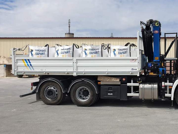 Matériaux en big bag pour les particuliers et les professionnels